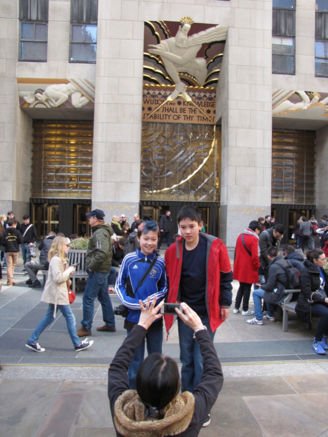 At Rockefeller Center
